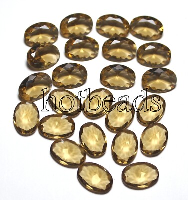 Lab Created Genuine Smoky Quartz Gemstone Stunning Brown Perfect for Jewelry