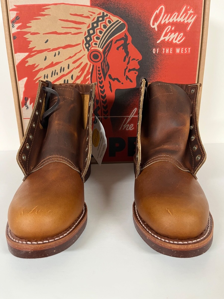 Chippewa vintage 6” Aldrich Service Boot Brown Leather Sole Men’s Size 10.5 M Chippewa Aldrich Utility Service Work Boot 6 main image 3