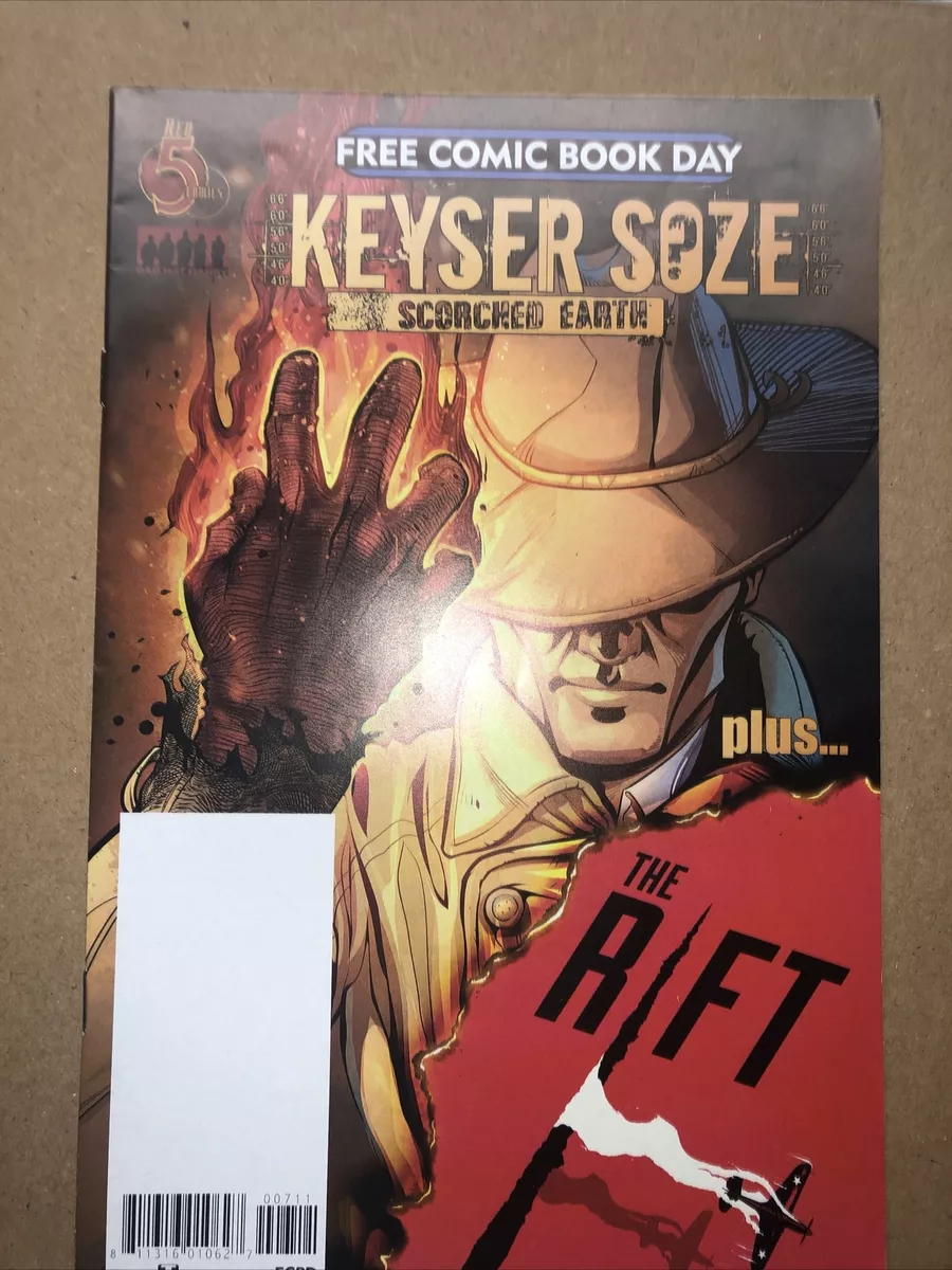 FCBD 2017 Keyser Soze Free Comic Book Day, Usual Suspects, Movie, Rare, Red  5