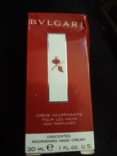 BVLGARI UNSENTED NOURISHING HAND CREAM 30 ML 1 FL OZ BOXED