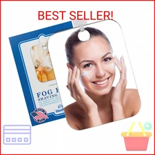 Shave Well Original Anti-Fog Shaving Mirror | Fogless Hanging Bathroom Shower Mi