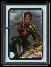 2025 Topps Chrome Marvel #58 Okoye Refractor