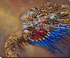 Bead Embroidery Kit "Levitation" Stitching Handmade Beadwork