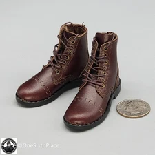 1:6 FacePool WWII US Tank Loader "Coon Ass" Boots for 12" Figures