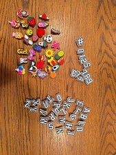 69 Mixed Pvc Shoe Charm Lot Different Charms Fit For Croc Clog Sandals Gift NEW