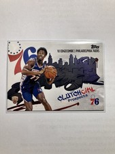 2025-26 VJ Edgecombe, ROOKIE!! Clutch City Prospects. Topps Basketball. 76ers