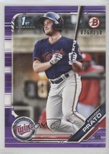 2019 Bowman Draft Purple 26/250 Anthony Prato #BD-101 y0i