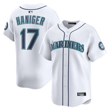 Men's/Youth Mariners White Home Limited Jersey S-3XL