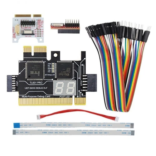 TL631 Pro LPC-DEBUG Diagnosekarte + Erweiterungskarte PCI PCI-E  PCI-E Moth5563