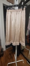 Vintage OLGA Secret Hug 963 Beige  Lace Trim Half Slip Size SF 38