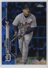 2020 Topps Chrome Update Sapphire Edition Active Leaders Miguel Cabrera sh7