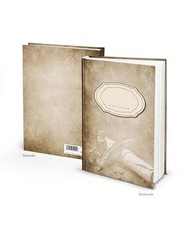 Notizbuch "Füller Papierrolle" vintage Nostalgie (Hardcover A5, Blankoseiten): 