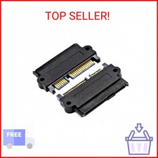 Wixine 2Pcs Main Board Small Port SAS Hard Disk Adapter SFF-8482 to SATA 22 Pin