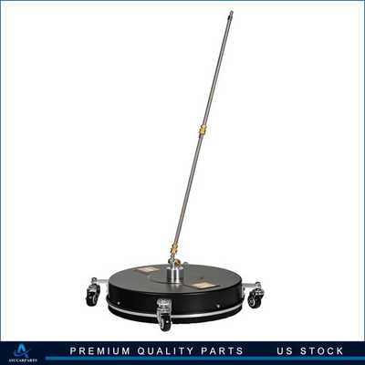 #ad 18.5quot; Black Pressure Washer Surface Cleaner w 4 Wheels Stainless Steel 4000PSI $90.99