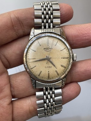 Enicar Ultrasonic 17 Jewels ENI shock Manual Wind Mens Wristwatc