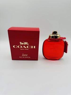 Coach Love Eau de Parfum Spray 90ml 3 fl. oz. Red Bottle with Box