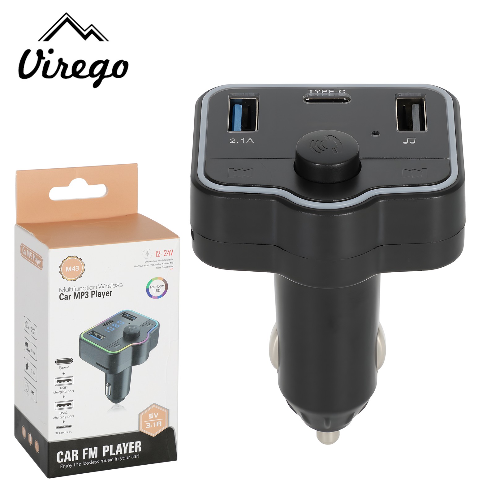 Radio Wireless Adapter Kit 2 Usb Charger