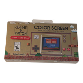 Nintendo Game & Watch Super Mario Bros Handheld Console Clock Sealed Ships Now