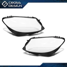 Left Right Headlight Lens Cover Fits 2015-17 Mercedes Benz W205 C180 C200 C260L