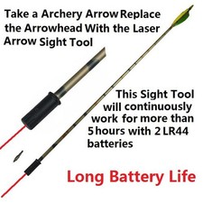 Archery Laser Sighting Tool for Bow  Crossbow   Black Color Boresighter