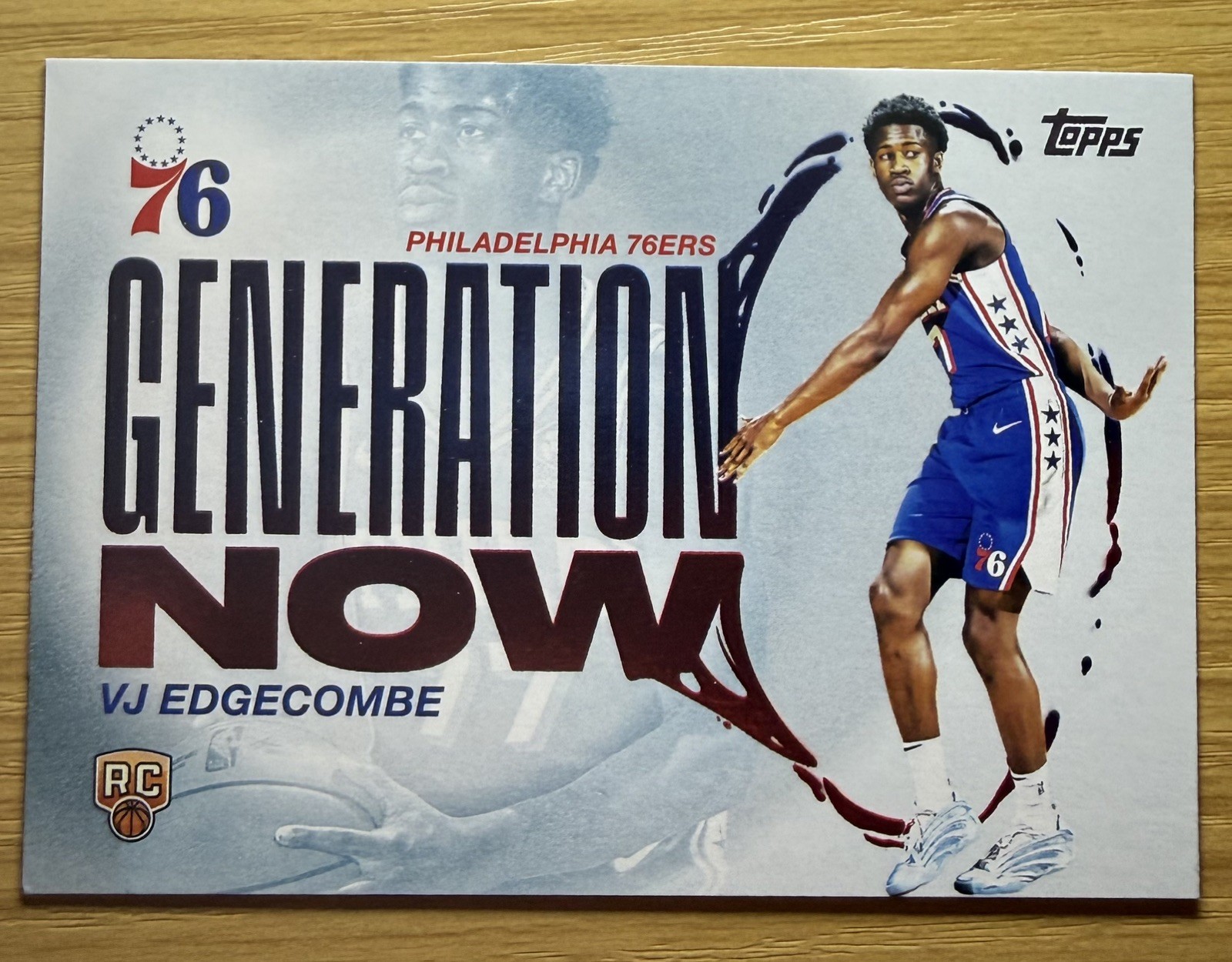 2025-26 Topps Flagship #GN-3 VJ Edgecombe Generation Now RC