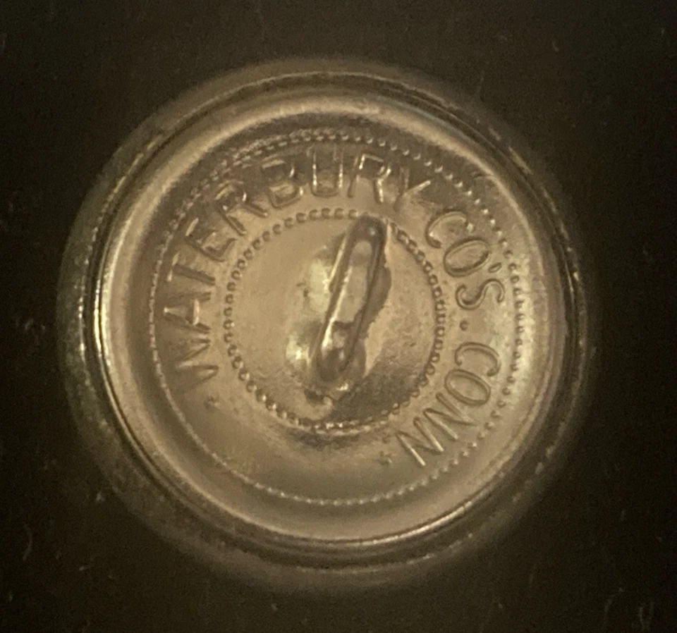 Waterbury Blazer Button Set Of 9 Boat Anchor Nautical Pewter For 2 Or 3 Btn Coat - Image 3 of 4