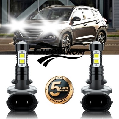 For Hyundai Tucson 2005-2009 White 6000K LED Fog Light Kit Conversion Bulb 2x