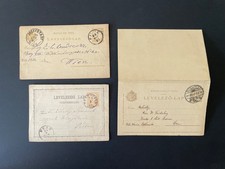 Entiers Postaux Hongrie - EP Oblit. Debreczen 1873 + EP RP 1911 + EP 1882 Fiume