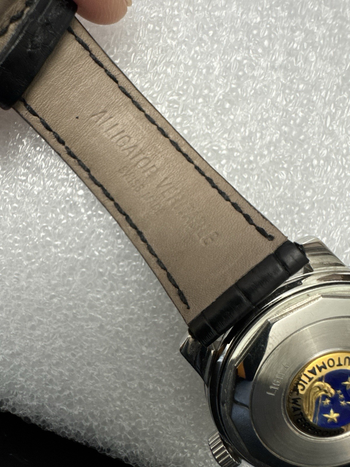 Longines Conquest Automatic Black Dial Date Allig… - image 12