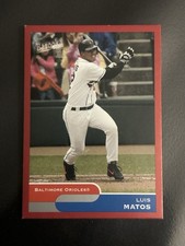 2004 Topps Bazooka Luis Matos #125 Red Chunks