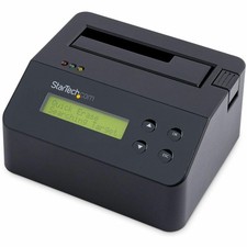 StarTech Single-Bay SATA Eraser, 4Kn, USB 3.0 to 2.8"x4.8"x5.5", Black