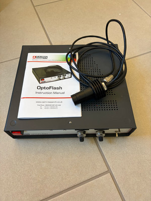 Cairn Research OptoFlash LED Light Source w/ 365nm Head & Cables   Optogenetics
