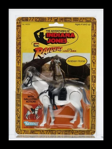 Vintage 1983 Kenner Indiana Jones ROTLA Series 2 Arabian Horse MOC AFA 75