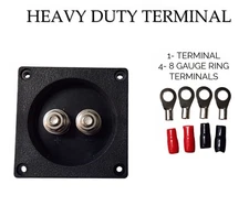 Heavy Duty Subwoofer / speaker Box Terminal
