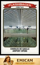 2023 Topps Heritage #NF-5 Charles de Gaulle Airport Opens News Flashbacks