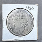 1880 Morgan Silver Dollar $1 Philadelphia Mint Business Strike, Uncertified