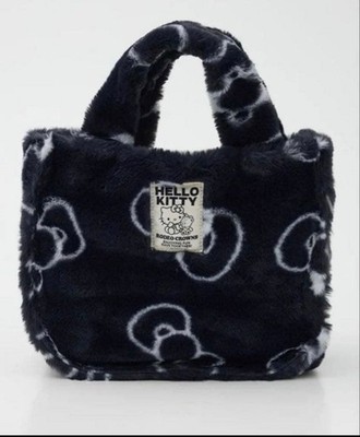 RODEO CROWNS Hello Kitty Tasche schwarz Fell weiches Material süßes Design neu