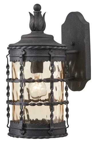 The Great Outdoors GO 8880 Mallorca 1 Light 16" Tall Outdoor Wall - - Picture 1 of 8
