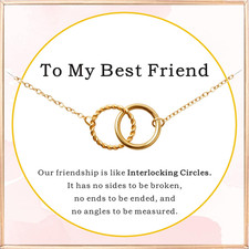 Best Friend Necklace, Friendship Gifts for Women, Friendship Necklace, Minimalis