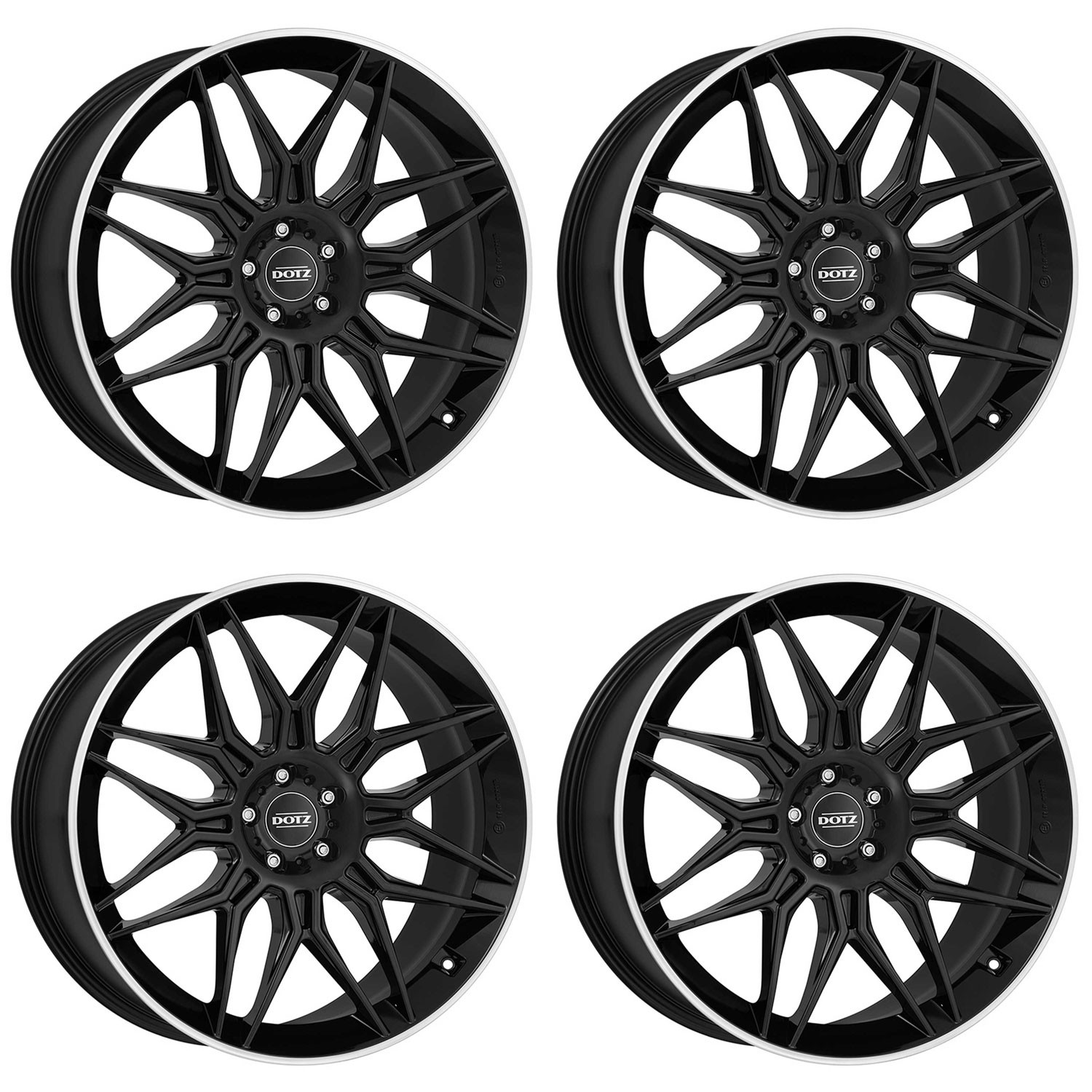 4 Dotz LongBeach dark wheels 10.0Jx20 5x112 for Porsche Macan