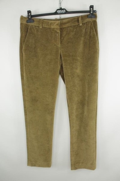 Women Circolo 1901 Trousers Brown Velvet 40 / L /