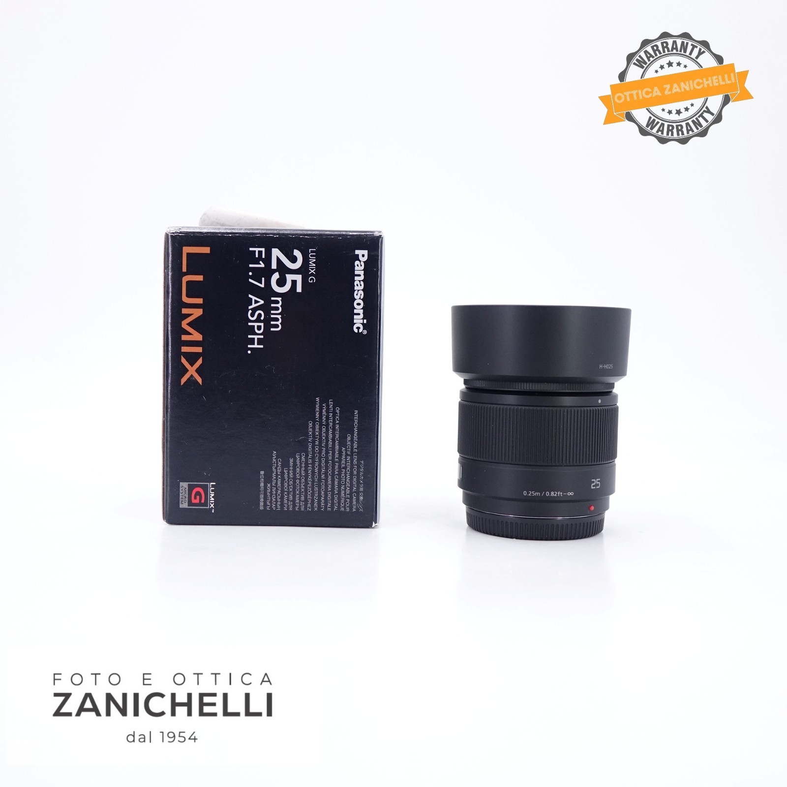Panasonic Lumix G 25mm f/1.7 ASPH Usato (G899)
