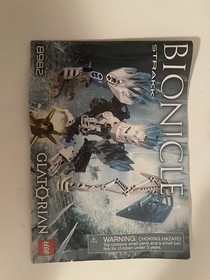 Lego Bionicle Glatorian Strakk Set 8982 Complete With Manual No Canister
