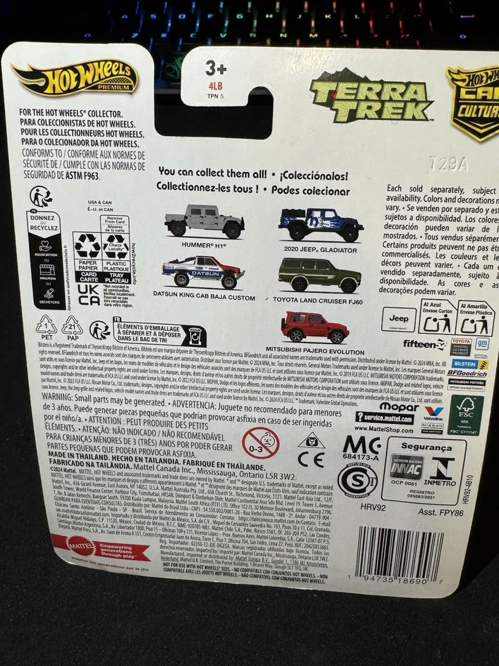 HOT WHEELS CAR CULTURE DATSUN KING CAB BAJA MODELO PERSONALIZADO PERSECUCIÓN 0/5 TERRA TREK Foto 2 de 3