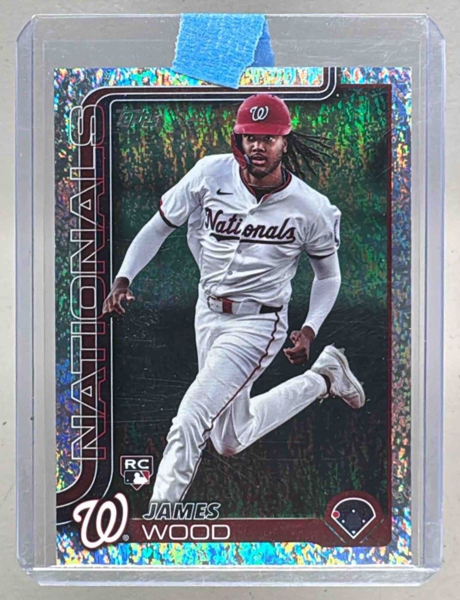James Wood 2025 Topps #181 Holo Foil Rookie RC