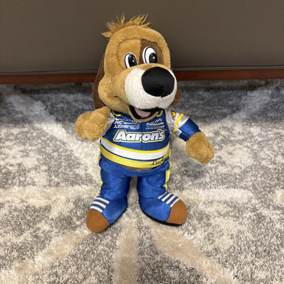 Aarons Lucky Dog Puppy Racing Advertising Plush Stuffed Animal | Aaron s Racing
