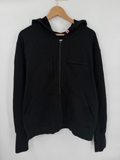 Adv3nture Hoodie Classic Full Zip Mens Large Black Utility 9 Pockets USA Made