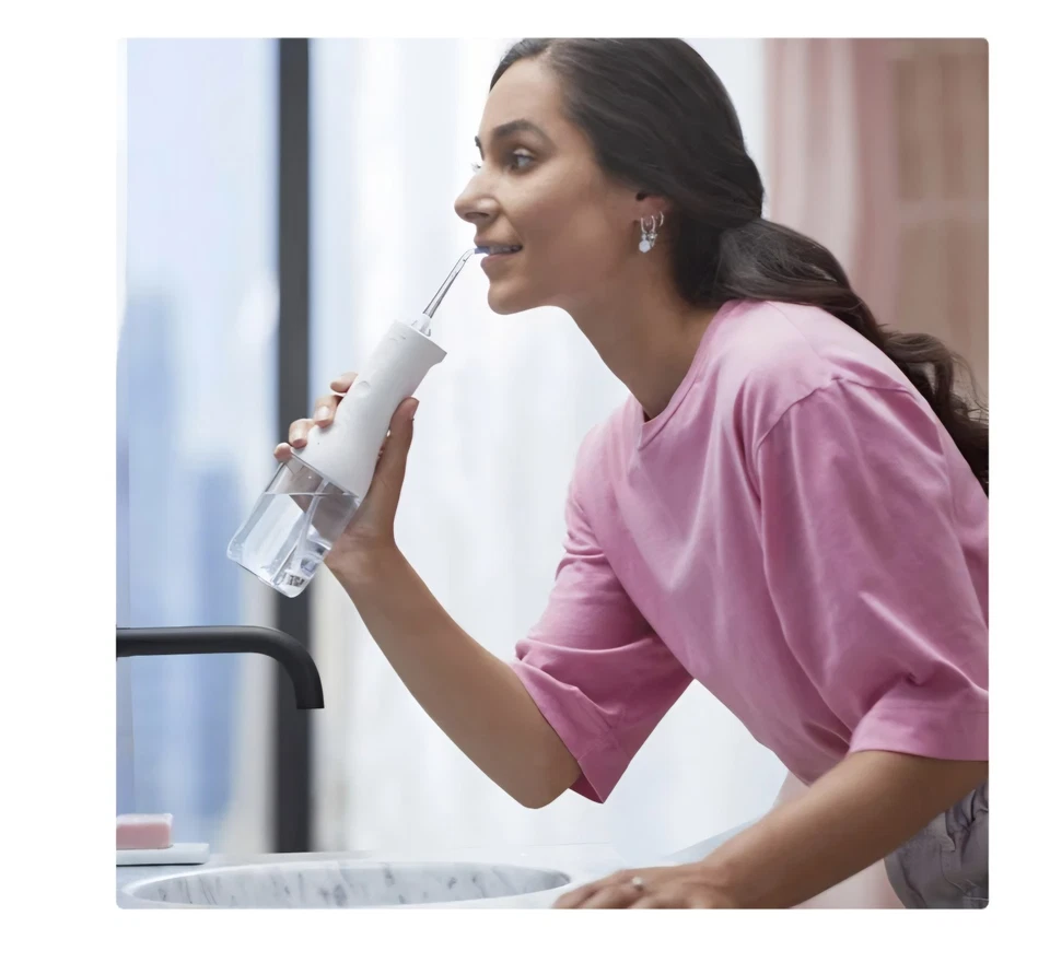 Paquete de 2 hilo dental eléctrico recargable inalámbrico Philips Sonicare Foto 2 de 4