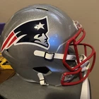 Patriots Tedy Bruschi Autographed Full Size Replica Helmet Certified By Becket!