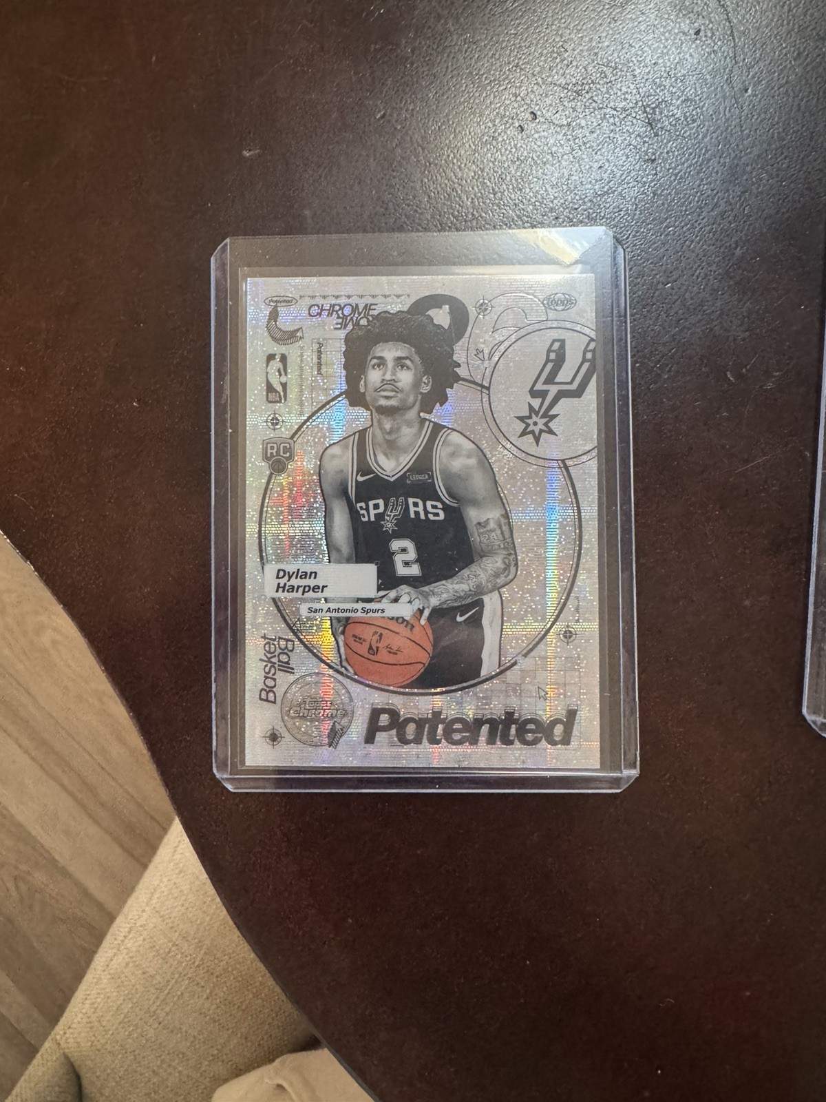 DYLAN HARPER SSP Case Hit Patented 2025-26 Topps Chrome San Antonio Spurs RC